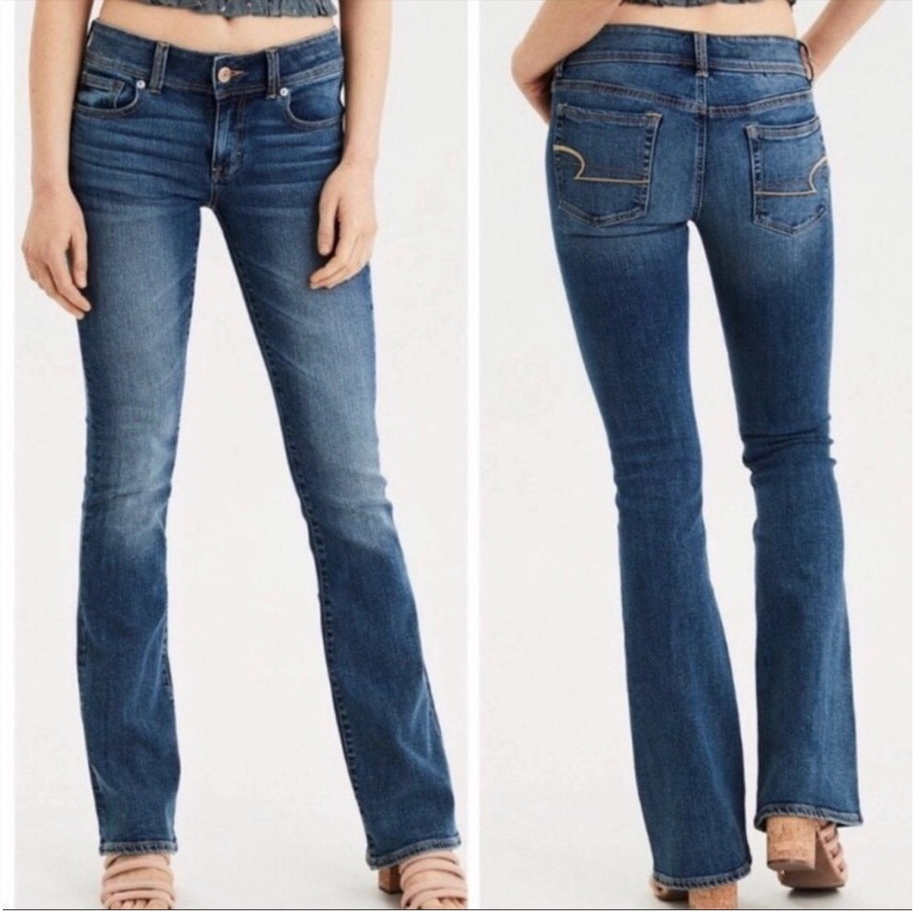 American Eagle Slim Boot Jeans 6 Short